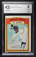 In Action - Willie Mays [BCCG 8 Excellent or Better]