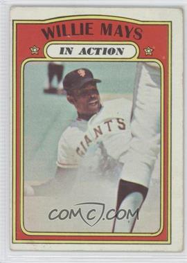 1972 Topps - [Base] #50 - In Action - Willie Mays [Good to VG‑EX]