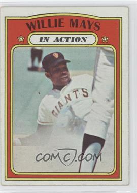 1972 Topps - [Base] #50 - In Action - Willie Mays