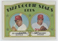 1972 Rookie Stars - Ed Armbrister, Mel Behney [Poor to Fair]