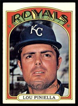 1972 Topps - [Base] #580 - Lou Piniella [GOOD]