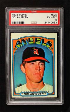 1972 Topps - [Base] #595 - Nolan Ryan [PSA 6 EX‑MT]