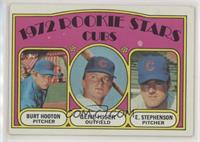 1972 Rookie Stars - Burt Hooton, Gene Hiser, Earl Stephenson