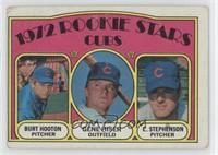 1972 Rookie Stars - Burt Hooton, Gene Hiser, Earl Stephenson [Noted]