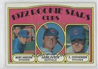 1972 Rookie Stars - Burt Hooton, Gene Hiser, Earl Stephenson