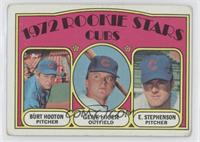 1972 Rookie Stars - Burt Hooton, Gene Hiser, Earl Stephenson [Good to …