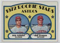 High # - Rookie Stars Astros (Bob Fenwick, Bob Stinson)