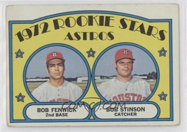 1972 Topps - [Base] #679 - High # - Rookie Stars Astros (Bob Fenwick, Bob Stinson) [Good to VG‑EX]
