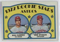 High # - Rookie Stars Astros (Bob Fenwick, Bob Stinson)