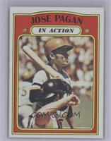 High # - Jose Pagan (In Action) [COMC RCR Mint or Better]