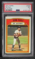 High # - Tim Foli (In Action) [PSA 5 EX]