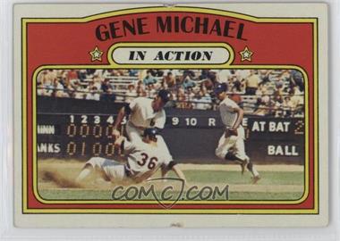 1972 Topps - [Base] #714 - High # - Gene Michael (In Action)