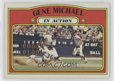 1972 Topps - [Base] #714 - High # - Gene Michael (In Action)