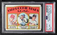 High # - Tom Hutton, John Milner, Rick Miller (Rookie Stars A.L.-N.L) [PSA …