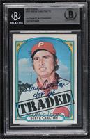 High # - Steve Carlton (Traded) [BAS BGS Authentic]