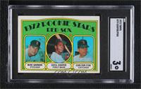 1972 Rookie Stars - Mike Garman, Cecil Cooper, Carlton Fisk [SGC 3 VG]