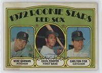 1972 Rookie Stars - Mike Garman, Cecil Cooper, Carlton Fisk [Good to …