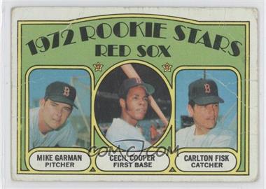 1972 Topps - [Base] #79 - 1972 Rookie Stars - Mike Garman, Cecil Cooper, Carlton Fisk [Poor to Fair]