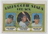 1972 Rookie Stars - Mike Garman, Cecil Cooper, Carlton Fisk