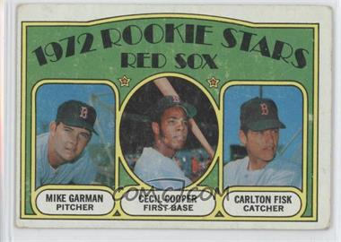 1972 Topps - [Base] #79 - 1972 Rookie Stars - Mike Garman, Cecil Cooper, Carlton Fisk