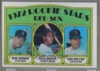 1972 Rookie Stars - Mike Garman, Cecil Cooper, Carlton Fisk [Good to …