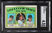 1972 Rookie Stars - Mike Garman, Cecil Cooper, Carlton Fisk [SGC 4.5 …