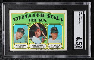 1972 Topps - [Base] #79 - 1972 Rookie Stars - Mike Garman, Cecil Cooper, Carlton Fisk [SGC 4.5 VG/EX+]