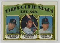 1972 Rookie Stars - Mike Garman, Cecil Cooper, Carlton Fisk