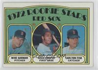 1972 Rookie Stars - Mike Garman, Cecil Cooper, Carlton Fisk