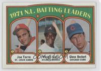 League Leaders - Joe Torre, Ralph Garr, Glenn Beckert