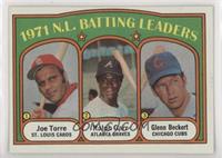 League Leaders - Joe Torre, Ralph Garr, Glenn Beckert