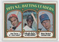 League Leaders - Joe Torre, Ralph Garr, Glenn Beckert [Noted]