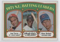 League Leaders - Joe Torre, Ralph Garr, Glenn Beckert