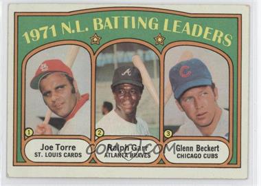 1972 Topps - [Base] #85 - League Leaders - Joe Torre, Ralph Garr, Glenn Beckert [Noted]