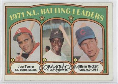 1972 Topps - [Base] #85 - League Leaders - Joe Torre, Ralph Garr, Glenn Beckert [Noted]