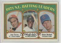 League Leaders - Joe Torre, Ralph Garr, Glenn Beckert