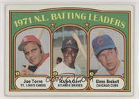 League Leaders - Joe Torre, Ralph Garr, Glenn Beckert [Good to VGR…