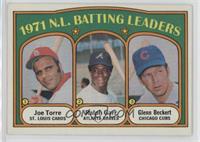 League Leaders - Joe Torre, Ralph Garr, Glenn Beckert