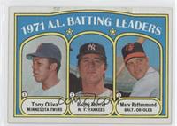 League Leaders - Tony Oliva, Bobby Murcer, Merv Rettenmund