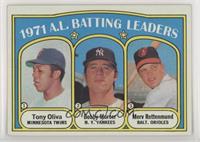 League Leaders - Tony Oliva, Bobby Murcer, Merv Rettenmund