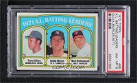 League Leaders - Tony Oliva, Bobby Murcer, Merv Rettenmund [PSA 8 NM&…