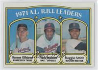 League Leaders - Harmon Killebrew, Frank Robinson, Reggie Smith