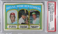 League Leaders - Bill Melton, Norm Cash, Reggie Jackson [PSA 7 NM]