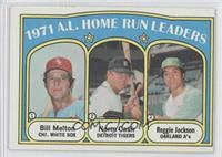 League Leaders - Bill Melton, Norm Cash, Reggie Jackson [Noted]