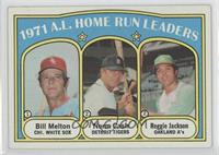 League Leaders - Bill Melton, Norm Cash, Reggie Jackson