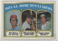 League Leaders - Bill Melton, Norm Cash, Reggie Jackson [Poor to Fair]