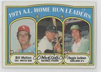 League Leaders - Bill Melton, Norm Cash, Reggie Jackson