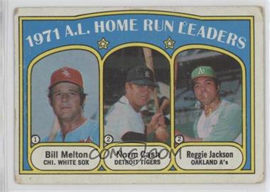 1972 Topps - [Base] #90 - League Leaders - Bill Melton, Norm Cash, Reggie Jackson