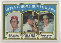 League Leaders - Bill Melton, Norm Cash, Reggie Jackson [Good to VG&#…