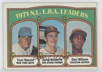 League Leaders - Tom Seaver, Don Wilson, Dave Roberts [Noted]